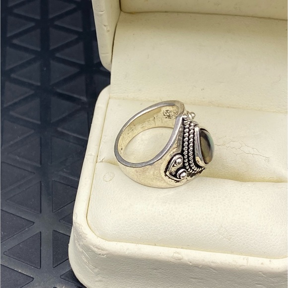 MOONSTONE LABORADITE RING - Picture 5 of 9